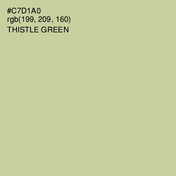 #C7D1A0 - Thistle Green Color Image